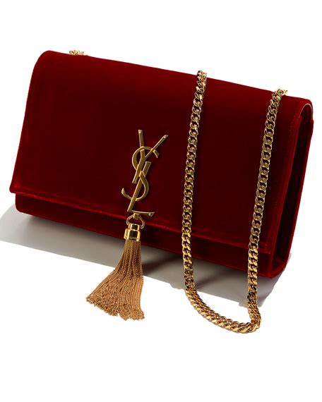 ysl kate monogram red|yves saint laurent kate medium chain bag.